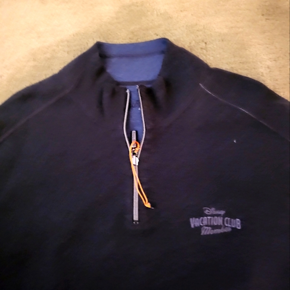 Disney DVC Tommy Bahama 1/4 zip pullover sweatshirt
